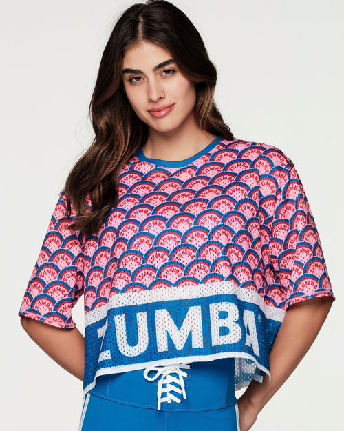 Zumba Fitness Team Pride Burnout - Camiseta para mujer, color rojo Rev Me  Up, talla S