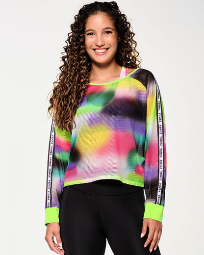 Zumba Tropidelic Mesh Pullover