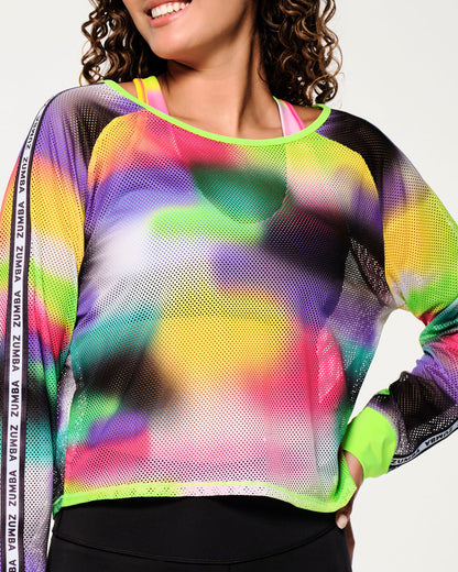 Zumba Tropidelic Mesh Pullover