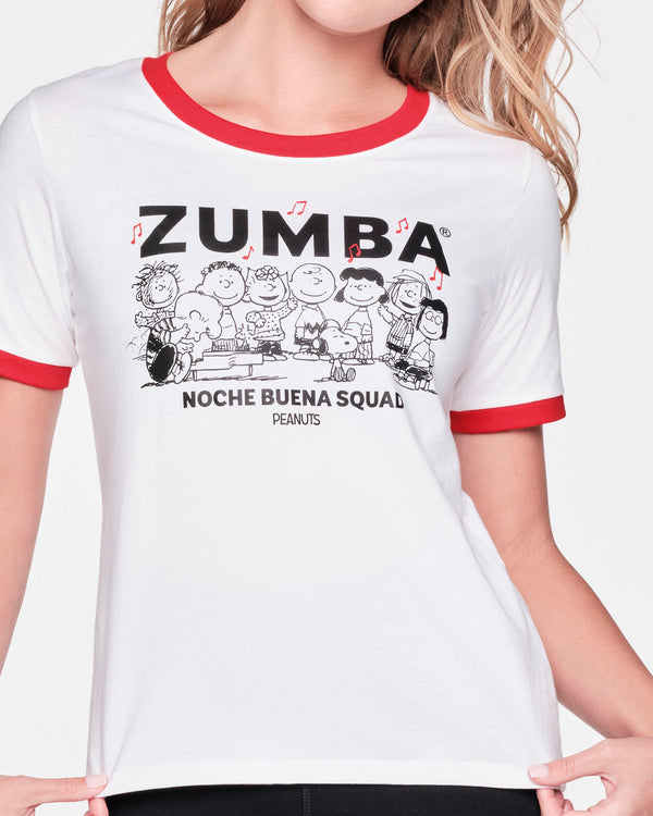 Zumba X Peanuts Ringer Tee