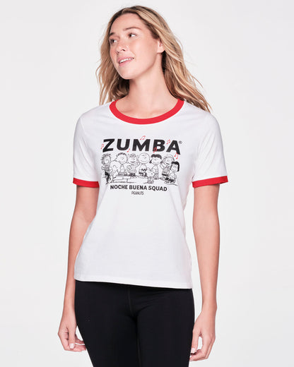 Zumba X Peanuts Ringer Tee