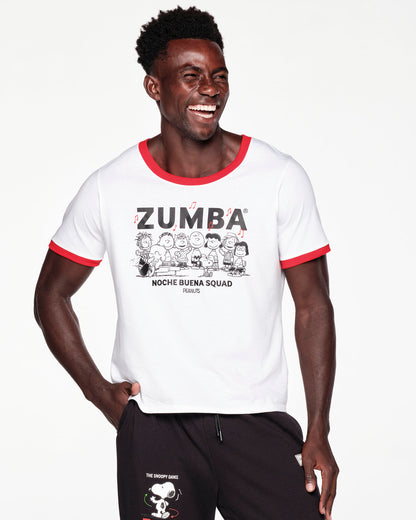 Zumba X Peanuts Ringer Tee