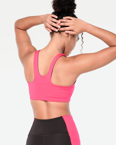 Zumba Prep Reversible Scoop Bra - Periwinkle