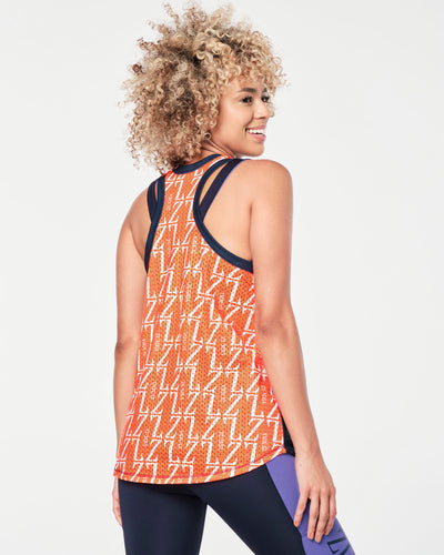 Zumba Prep Basketball Tank - Let's Go Indigo