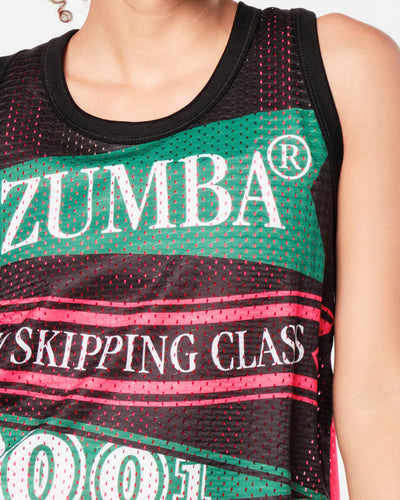 Zumba Prep Basketball Tank - Bold Black