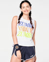 Zumba Prep Loose Muscle Tank - Wear It Out White