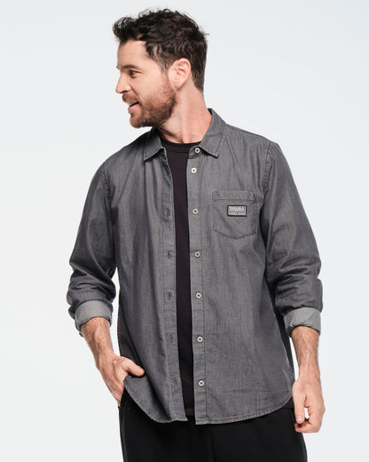 Funscape Long Sleeve Button Down