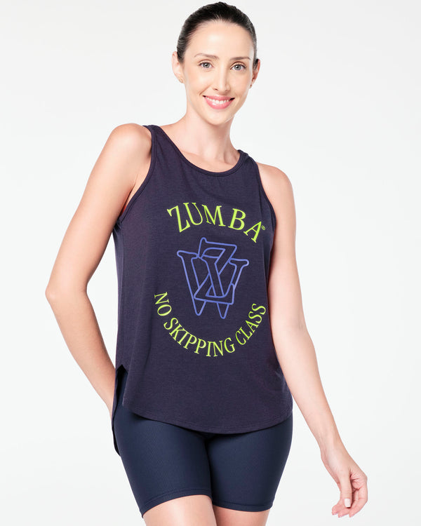 Zumba Prep Open Back Tank - Wear It Out White