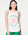 Zumba Prep Open Back Tank - Wear It Out White