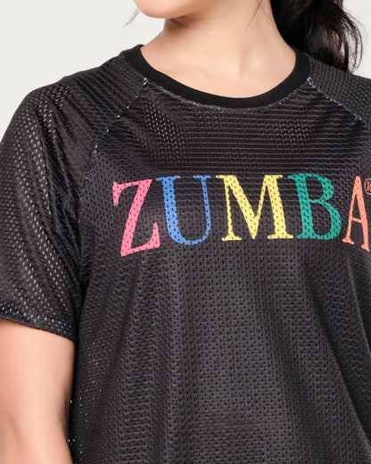 Zumba Prep Mesh Top - Very Verde