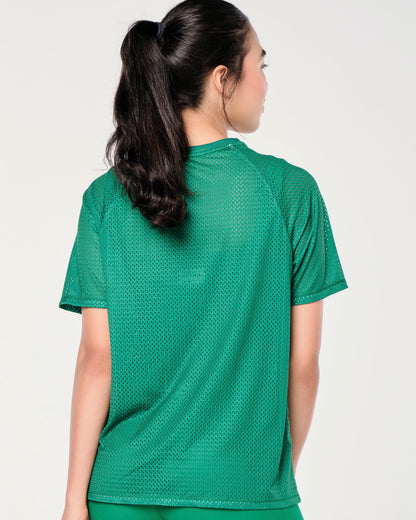 Zumba Prep Mesh Top - Very Verde