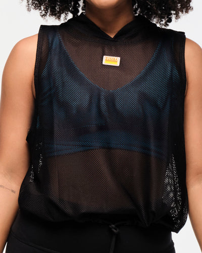 Zumba Explore Sleeveless Mesh Hoodie