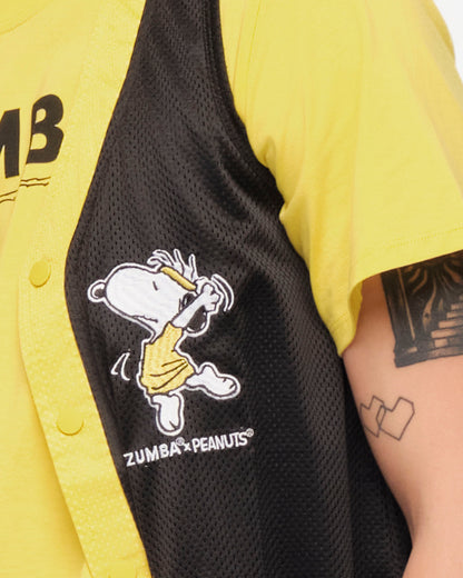 Zumba X Peanuts Sleeveless Baseball Jersey Dress