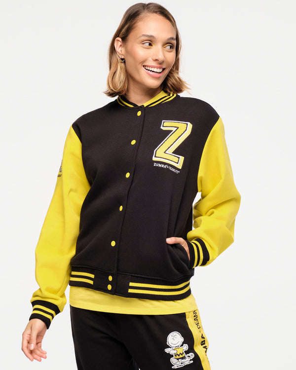 Zumba X Peanuts Varsity Jacket