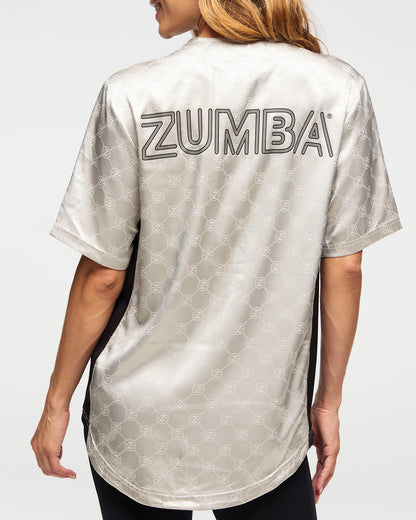 Zumba Runway Baseball Button Up Jersey