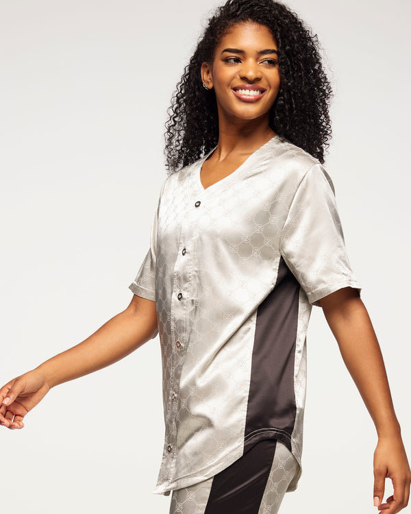 Zumba Runway Baseball Button Up Jersey