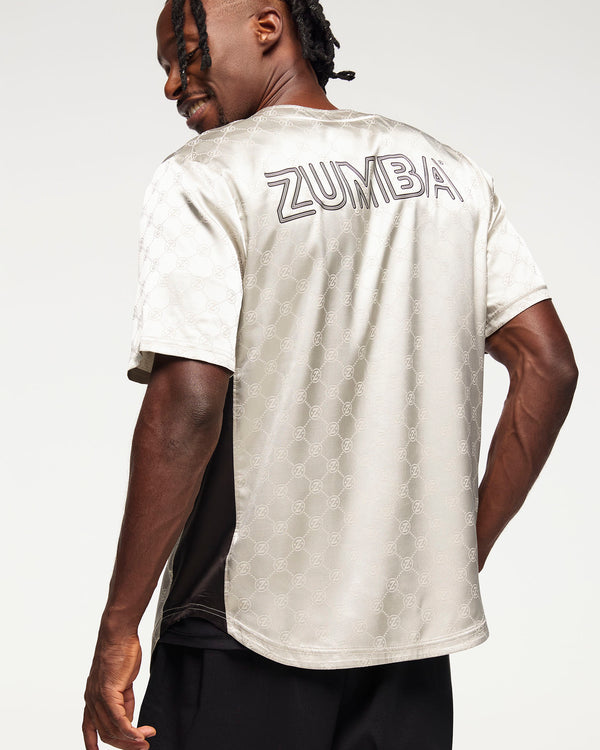 Zumba Runway Baseball Button Up Jersey