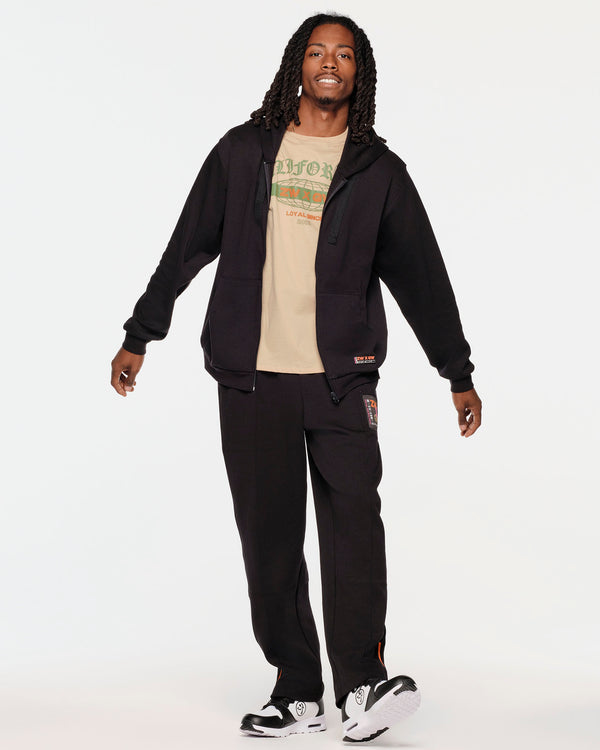 ZW X GW Wide Leg Sweatpants With Side Panel