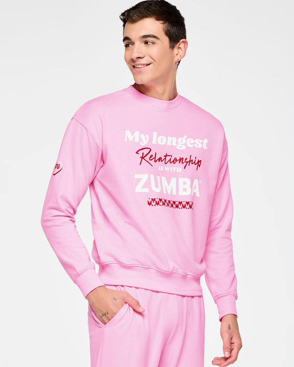 Zumba Love Oversized Pullover Sweatshirt