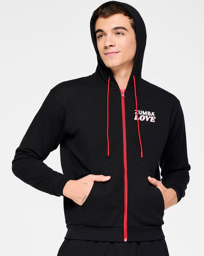 Zumba Love Zip Up Hoodie