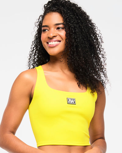 Zumba Haus Square Neck Crop Tank