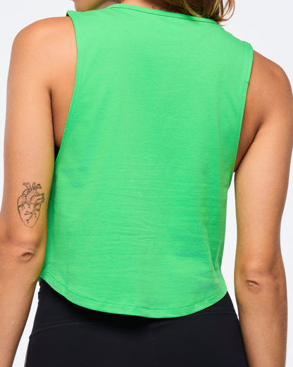 Zumba Haus Crop Muscle Tank