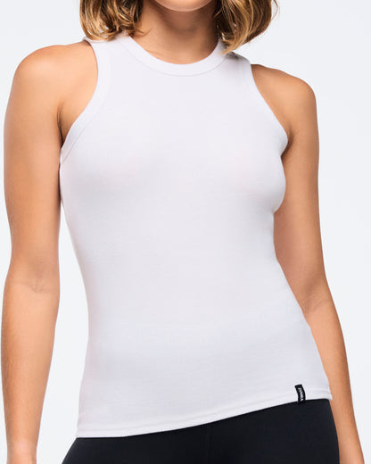 Zumba Haus High Neck Ribbed Tank