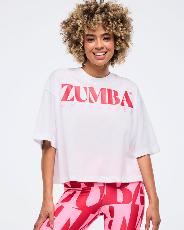 Zumba Haus Oversized Boxy Crop Top