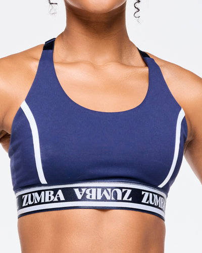 Zumba Out Loud Scoop Neck Adjustable Bra