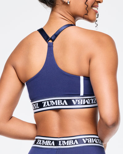 Zumba Out Loud Scoop Neck Adjustable Bra