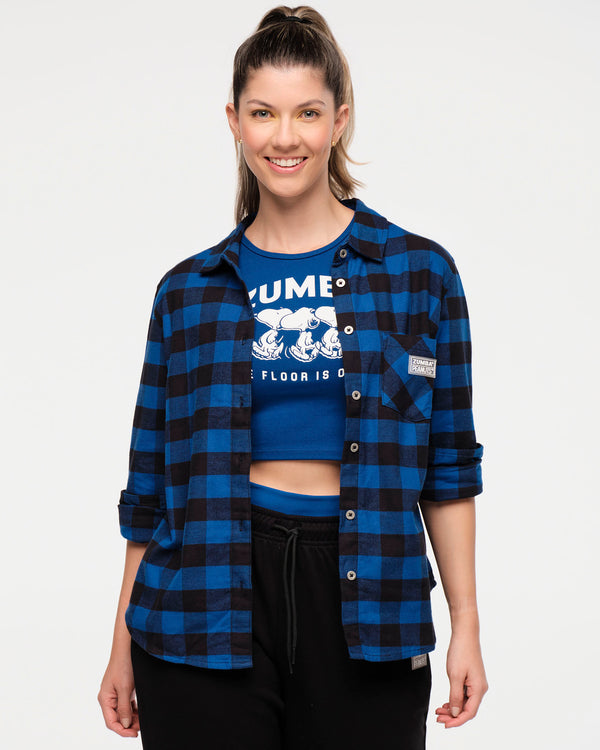 Zumba X Peanuts Long Sleeve Button Down