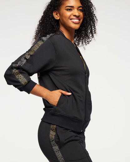 Zumba Runway Knit Track Jacket