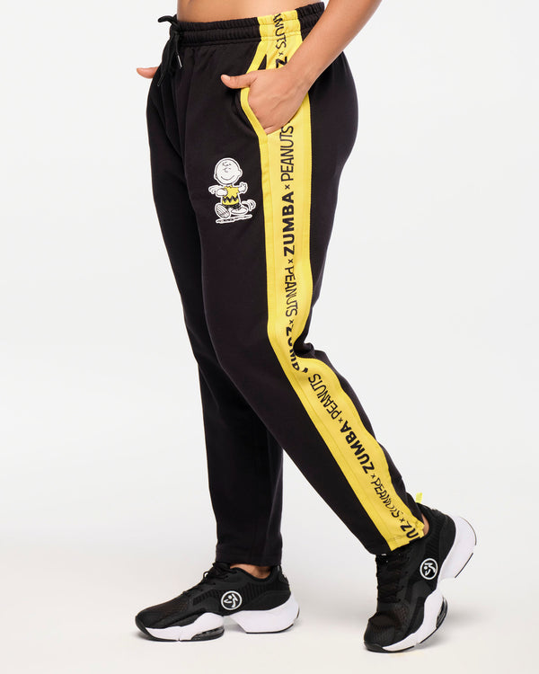 Zumba X Peanuts Men's Knit Jogger With Side Inserts