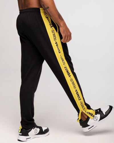 Zumba X Peanuts Men's Knit Jogger With Side Inserts