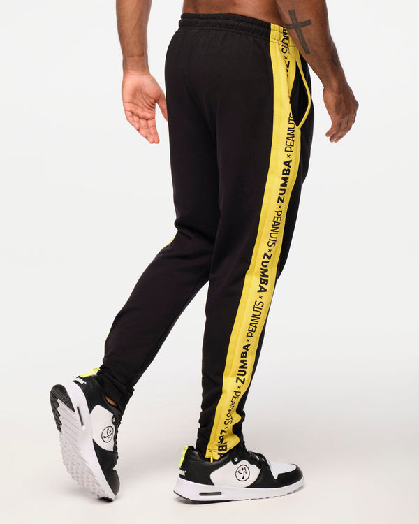 Zumba X Peanuts Men's Knit Jogger With Side Inserts