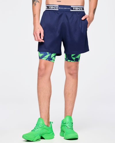 Zumba Out Loud Men's Shorts With Inner Liner