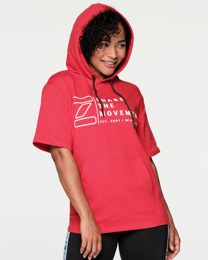 Sport Mode Short Sleeve Hoodie