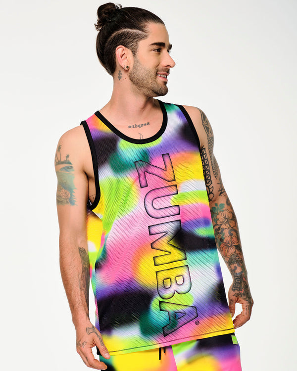 Zumba Tropidelic Mesh Basketball Tank