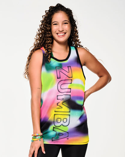 Zumba Tropidelic Mesh Basketball Tank