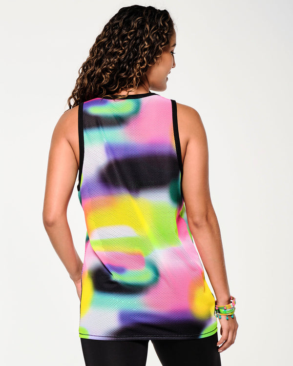 Zumba Tropidelic Mesh Basketball Tank