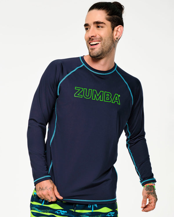 Zumba Sun And Swim Long Sleeve Rashguard