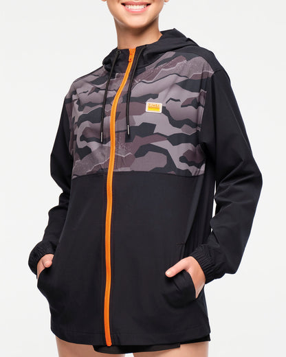 Zumba Explore Men's Hooded Windbreaker Jacket