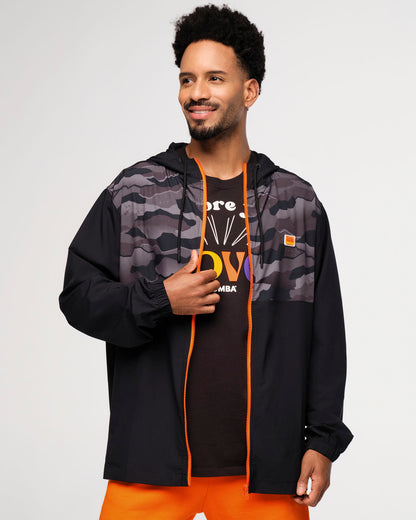 Zumba Explore Men's Hooded Windbreaker Jacket