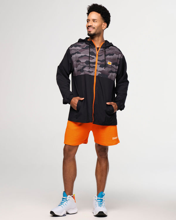 Zumba Explore Men's Hooded Windbreaker Jacket