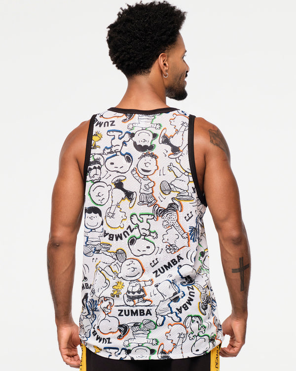 Zumba X Peanuts Men's Basketball Tank