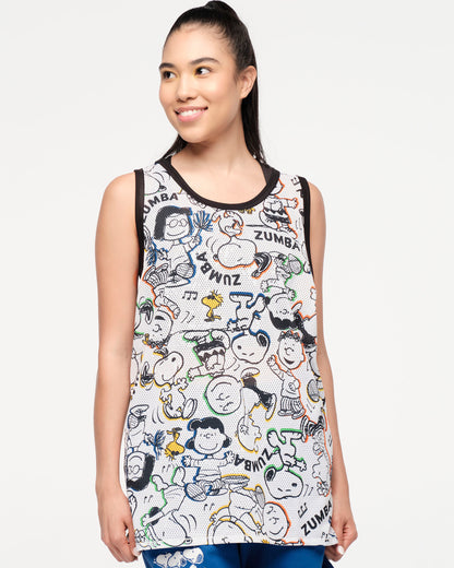 Zumba X Peanuts Men's Basketball Tank