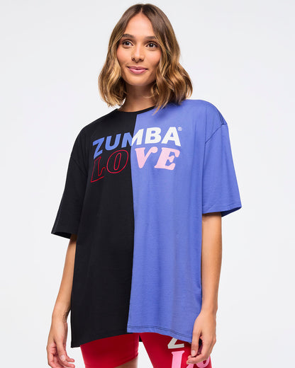 Zumba Love Men's Oversized Crew Neck Tee