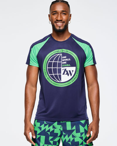 Zumba Out Loud Men's Raglan Crew Neck