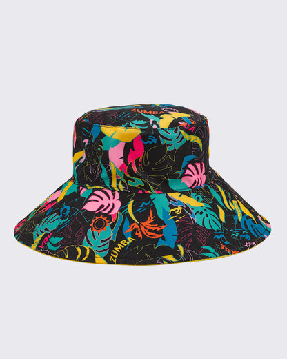 Zumba Palm Party Reversible Bucket Hat