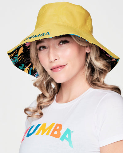 Zumba Palm Party Reversible Bucket Hat